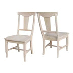 International Concepts Ensemble de 2 chaises à dossier ajouré