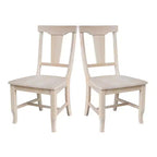 International Concepts Ensemble de 2 chaises à dossier ajouré