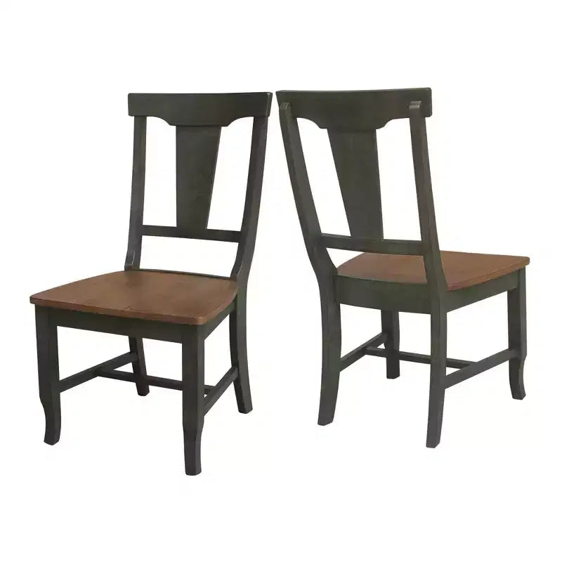 International Concepts Ensemble de 2 chaises à dossier ajouré