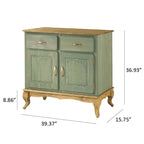 Buffet en bois vert