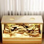 Habitat pour reptiles - Terrarium spacieux pour lézards, serpents et plus - 47,2
